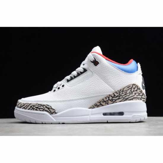 2020 Air Jordan 3 Retro Tinker NRG White/Blue-Red AQ3835-325 - Click Image to Close