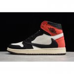 2019 Travis Scott Air Jordan 1 High OG TS SP Sail/Black-Red CD44