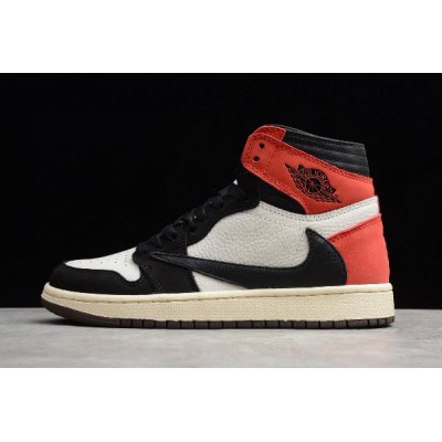 2019 Travis Scott Air Jordan 1 High OG TS SP Sail/Black-Red CD44