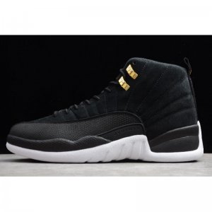 2019 Air Jordan 12 "Reverse Taxi" Black/White-Taxi 130690-017