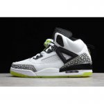 2019 New Jordan Spizike "Cement Volt" White/Black-Volt 315371-17
