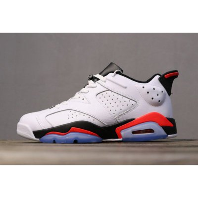 2019 Air Jordan 6 Retro Low "Infrared" White 304401-123