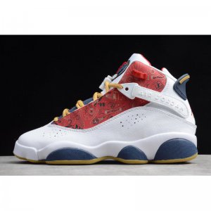 2020 Jordan 6 Rings "Championship Pack" White/Varsity Red-Wheat-