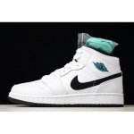 Air Jordan 1 Mid GS "Hyper Jade" White/Black-Hyper Jade 554725-1