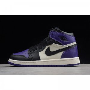 Kid's Air Jordan 1 AJ1 High OG "Court Purple" For Sale