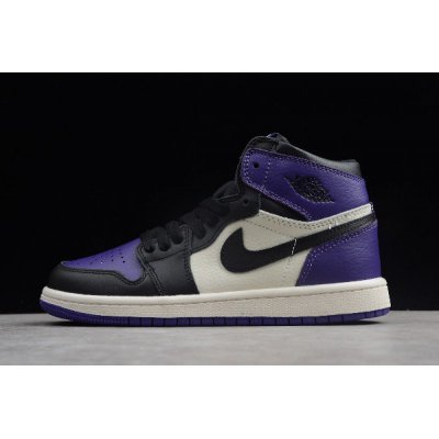 Kid's Air Jordan 1 AJ1 High OG "Court Purple" For Sale
