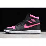 2019 Air Jordan 1 Retro High BP Black Hyper Pink Kids' sizing 33
