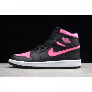 2019 Air Jordan 1 Retro High BP Black Hyper Pink Kids' sizing 33