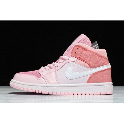 2020 WMNS Air Jordan 1 Mid AJ1 Digital Pink/White-Pink Foam-Sail