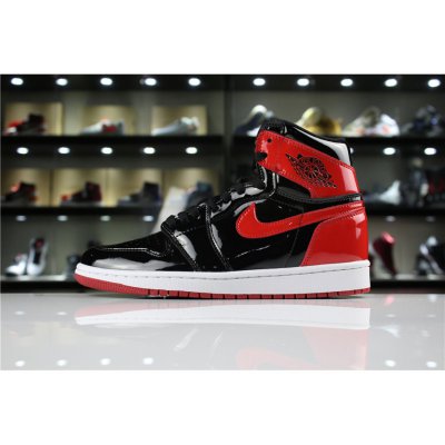Air Jordan 1 High OG NRG Patent Leather "Banned" Black/White-Uni