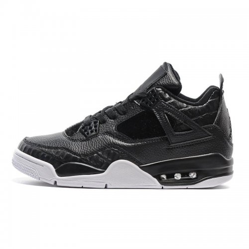 Air Jordan 4 Premium Pinnacle "Black Pony Hair" Black/Anthracite