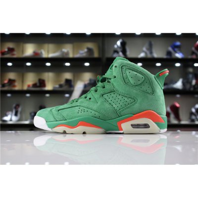 Mens and Womens Air Jordan 6 "Gatorade" In Green Suede For Sale