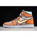 New Air Jordan 1 High "Fire Dragon" Orange/Black/White-Blue 5562