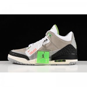 2020 Air Jordan 3 Retro "Chlorophyll" Light Smoke Grey/Chlorophy