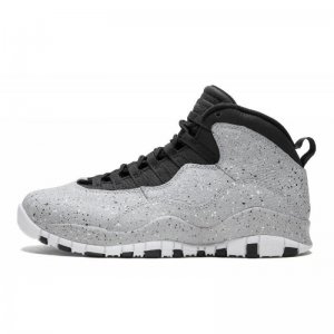 Air Jordan 10 "Cement" Smoke Grey/Black-University Red-White 310