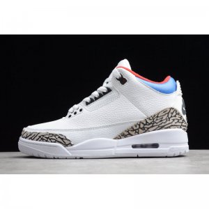 2020 Air Jordan 3 Retro Tinker NRG White/Blue-Red AQ3835-325