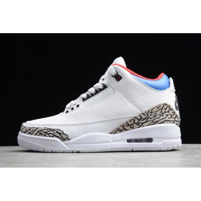 2020 Air Jordan 3 Retro Tinker NRG White/Blue-Red AQ3835-325