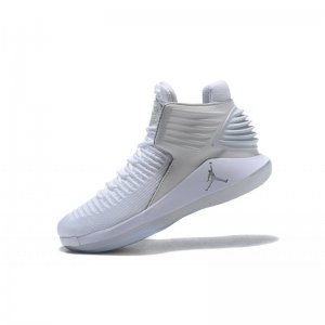 Air Jordan 32 XXXII White/Metallic Silver For Sale