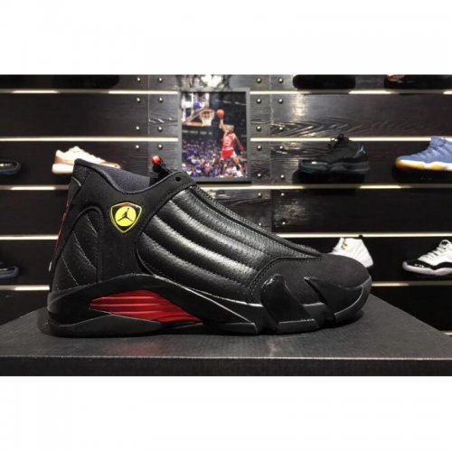2018 New Air Jordan 14 "Last Shot" Black/Varsity Red 487471-003