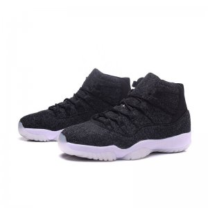 Men's and Women's Air Jordan 11 "Wool" Dark Grey/Metallic Silver
