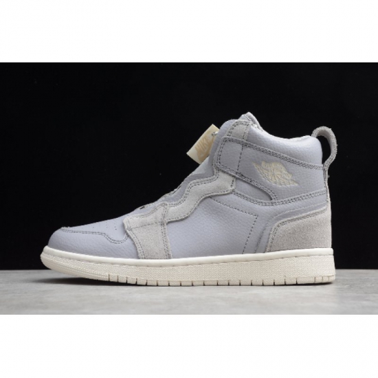2020 Mens and WMNS Air Jordan 1 Retro High Zip Atmosphere Grey A - Click Image to Close