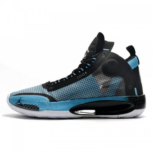 2020 Air Jordan 34 Black/Blue-White Men's Size For Sale