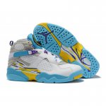 2019 Air Jordan 8 "White Aqua" White/Varsity Red-Bright Concord