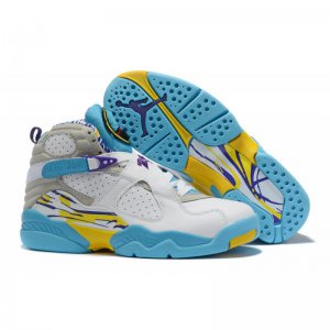 2019 Air Jordan 8 "White Aqua" White/Varsity Red-Bright Concord