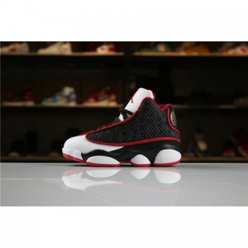 Kid's Air Jordan 13 Black/True Red-White For Sale