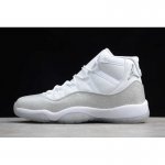 2019 Air Jordan 11 Retro "Vast Grey" White/Metallic Silver-Vast