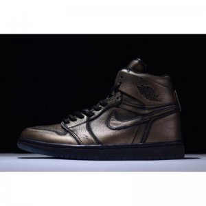 New Air Jordan 1 Retro High OG "Wings" Metallic Gold/Black AA288