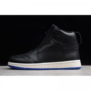 Air Jordan 1 High Zip Black/Hyper Royal-Sail AR4833-001