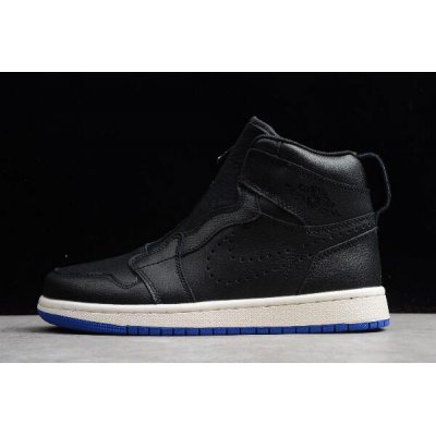 Air Jordan 1 High Zip Black/Hyper Royal-Sail AR4833-001