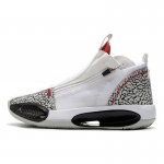 2020 New Air Jordan 34 "White Cement" For Sale