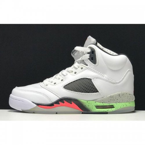 Air Jordan 5 Retro "Poison Green" White/Infrared 23-Light Poison