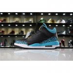 Air Jordan 3 GS "Rio Teal" Black/Metallic Gold-Rio Teal-White 44