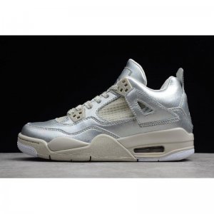Air Jordan 4 Retro GS 30th Anniversary "Pearl" Light Bone/Cannon