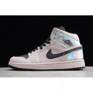 2020 Air Jordan 1 Mid Dirty Powder Iridescent BQ6472-602