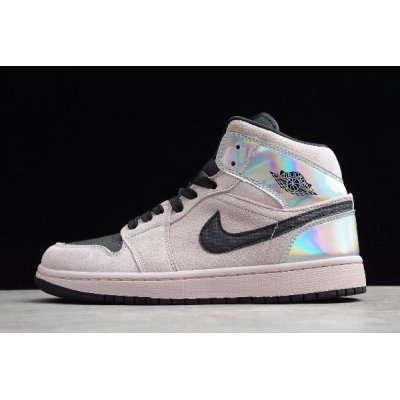 2020 Air Jordan 1 Mid Dirty Powder Iridescent BQ6472-602