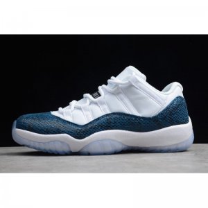 2019 Air Jordan 11 Retro Low "Navy Blue Snakeskin" CD6846-102