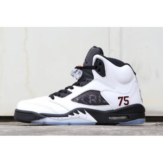 PSG x Air Jordan 5 "Friends and Family" White/Black AV9175-101 - Click Image to Close