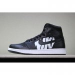 Off-White x Air Jordan 1 "Nike Swoosh" Black/White Men's Size 55
