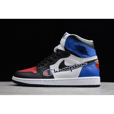 2019 Air Jordan 1 Retro High OG Black/Red-Brilliant Blue DC7071-