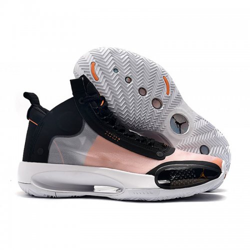 2020 Air Jordan 34 GS Black/Orange/Pink-White For Sale