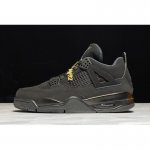 2020 Air Jordan 4 Retro "Black Cat" Black/Black-Light Graphite C